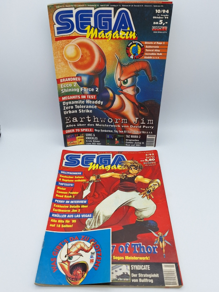 5x Sega Magazine Ausgabe 9,10,11,16 + Sega Pro Nr. 7